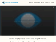 Tablet Screenshot of freightchecker.com